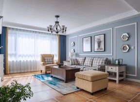美式客厅装修效果 美式客厅家具大全 美式客厅图片