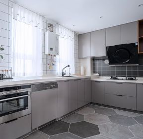 2021家庭厨房墙砖效果图片