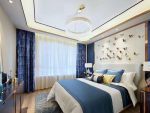 时代 锦城108平米轻奢风格三居室装修效果图案例