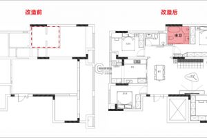 客厅隔一半改卧室