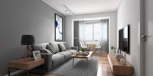 朝阳区家园公寓简约风格80㎡设计方案