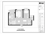 同兴园小区89平现代欧式风格三居室装修案例