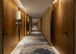 酒店客房走廊地毯装饰效果图片
