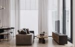 中海凤凰熙岸140平米三居室现代舒适风格装修案例