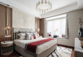 新中式风格房子卧室装修设计效果图