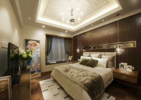 新古典风格卧室床头设计图片大全