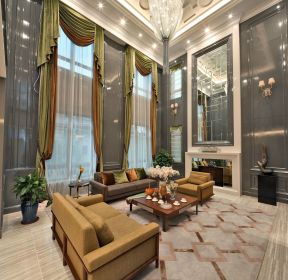 高檔別墅客廳新古典風格裝修設計圖-每日推薦