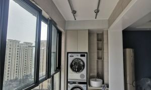 『阳台』  洗衣机柜的完美蜕变[烟花]  完美的利用每一个空间