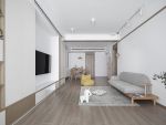 保利堂悦100㎡三居室现代风格装修案例