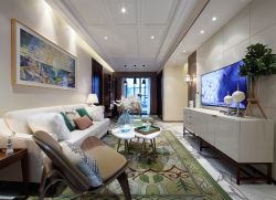 装修效果图2021新款,简洁大方的电视背景墙 2021家庭房子室内客厅装修效果图