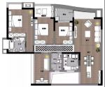 东怡家园128㎡四居室现代风格装修案例