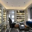 新中式风格家庭室内休闲区设计效果图
