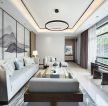 新中式风格客厅沙发装潢设计图片