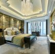 600平新中式风格别墅卧室装修效果图