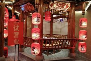 中式餐厅挂画怎么装修
