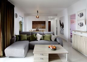 現代客廳裝飾圖片 客廳布藝沙發裝修效果圖