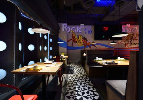 中餐厅案例现代风格350平米装修案例