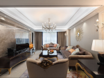 康城国际132平欧式风格三居室装修案例