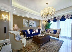 欧式客厅家具沙发装修效果图片2023