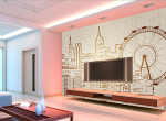 [昆明艺海装饰]客厅美观装修 电视墙的创新设计
