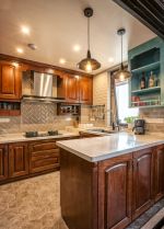 2023美式风格厨房橱柜装修设计图片