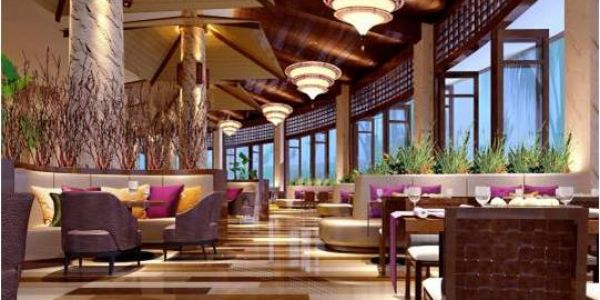 酒店东南亚风格2000㎡设计方案