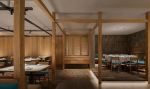 200平米现代中式轻食食堂装修案例