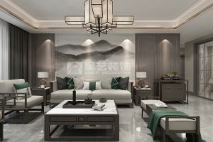 180㎡新中式風(fēng)格設(shè)計(jì)