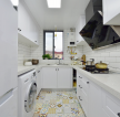 100平米房子厨房地砖装修设计图片