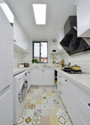 厨房地砖的颜色图片 厨房地砖 厨房设计图效果
