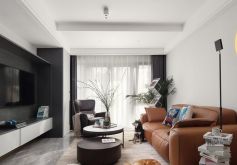 金科·中泰天境现代风三居室90平米装修效果图案例
