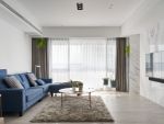 保利紫薇花语72平二居室现代简约风格装修案例