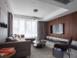 华侨海景城现代风格125平米三居室装修案例