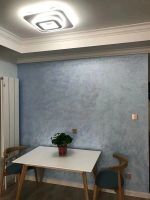 岭南新世界103平米三室两厅进口艺术涂料装修案例