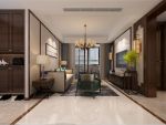 星海城新中式风格100平三居室装修案例