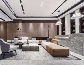 180平方新房客厅沙发装修设计图片