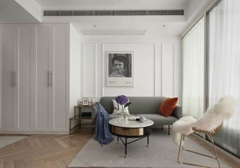 保利国际社区86㎡二居室现代风格装修案例
