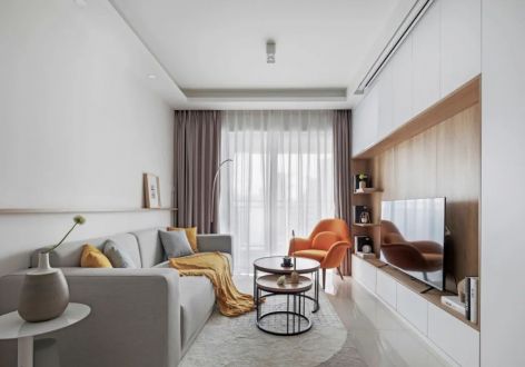海珀黄浦150平米三居室日式风格设计案例