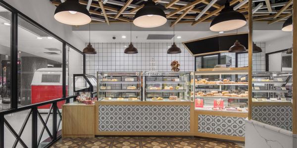 面包店北欧风格48㎡设计方案