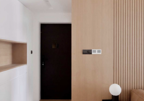 国运壹号公寓106㎡三居室极简风格装修案例