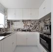 简欧风格房子厨房墙砖装修设计图片