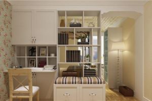 书房与卧室用书柜隔断如何设计