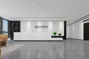 北京办公室前台装修设计