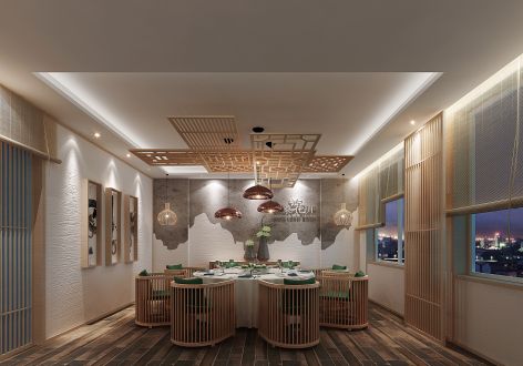 广州餐厅365平米日式风格装修案例