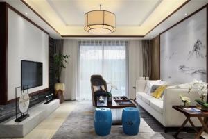 新中式客厅软装饰