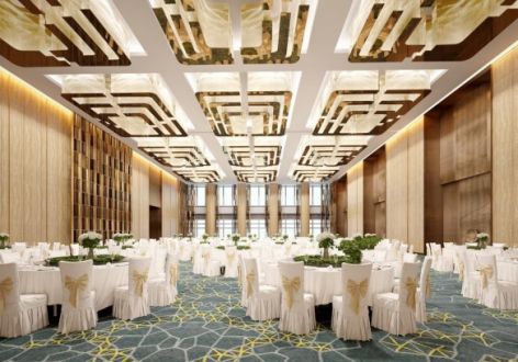 广州酒店轻奢风格3279平米装修案例