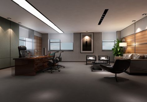 现代风格800平办公室装修案例
