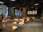 郑州咖啡厅452平米混搭风格装修案例