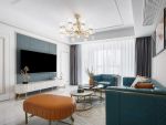 悦美国际138平欧式风格三居室装修案例