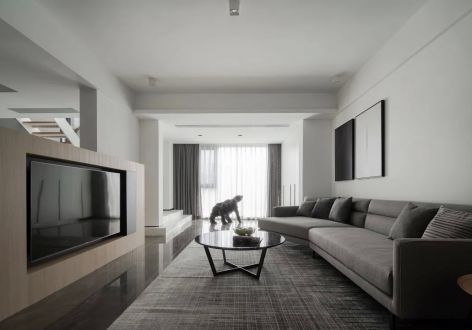 上林世家现代风格145平米三居室装修案例